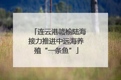 连云港赣榆陆海接力推进中远海养殖“一条鱼”