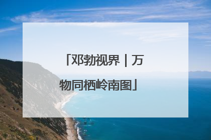 邓勃视界｜万物同栖岭南图