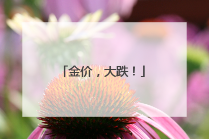 金价，大跌！