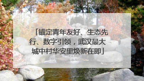 锚定青年友好、生态先行、数字引领，武汉最大城中村华安里焕新在即