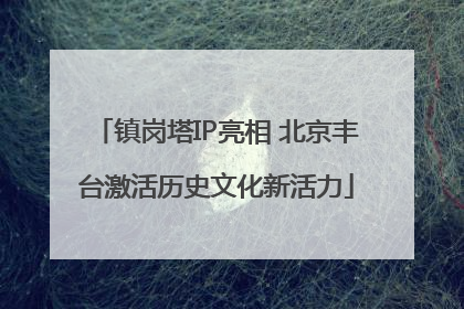 镇岗塔IP亮相 北京丰台激活历史文化新活力