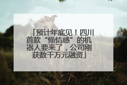 预计年底见！四川首款“懂情感”的机器人要来了，公司刚获数千万元融资