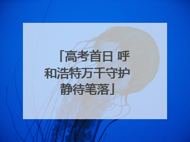 高考首日 呼和浩特万千守护静待笔落
