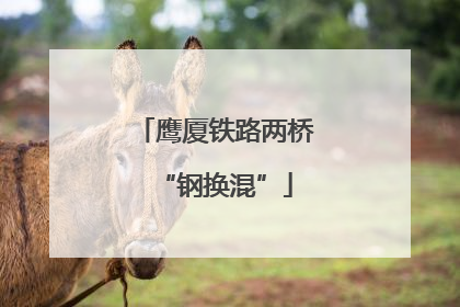 鹰厦铁路两桥“钢换混”