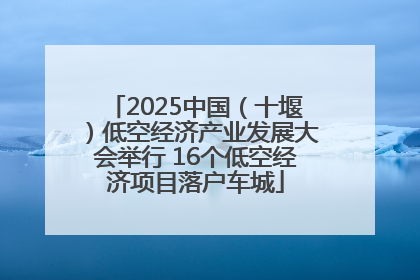 2025中国（十堰）低空经济产业发展大会举行 16个低空经济项目落户车城