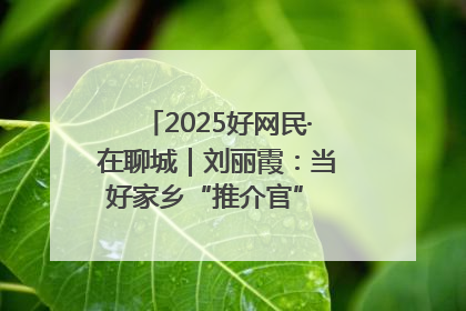 2025好网民·在聊城｜刘丽霞：当好家乡“推介官” 秀出乡村新风貌