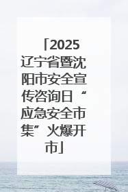 2025辽宁省暨沈阳市安全宣传咨询日“应急安全市集”火爆开市