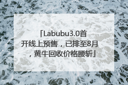 Labubu3.0首开线上预售，已排至8月，黄牛回收价格腰斩